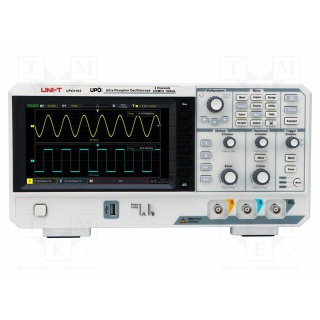 UNI-T Oscilloscope: digital; Ch: 2; 100MHz