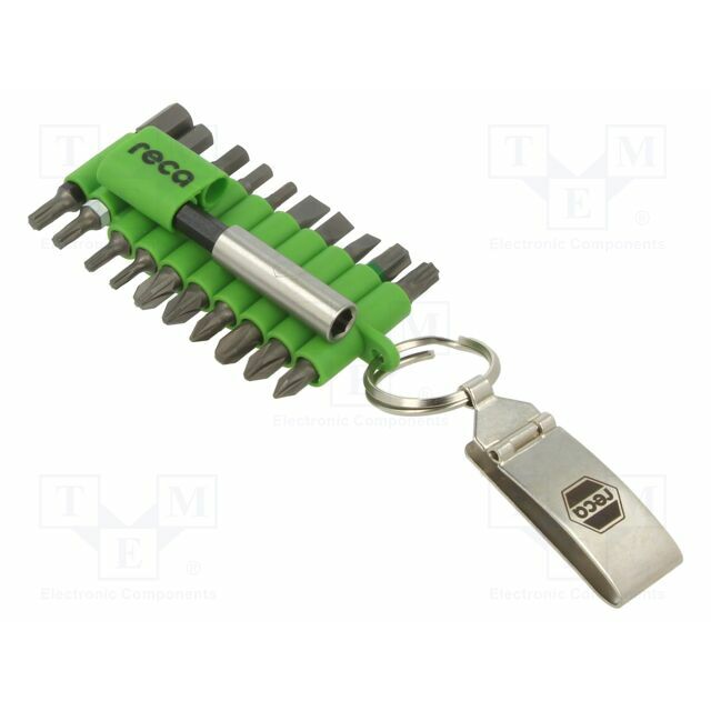 Tools set: screwdriver bits; 1/4"; 21pcs