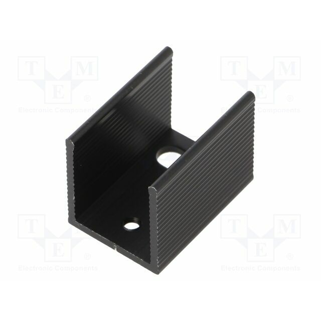 ALUTRONIC Heatsink: extruded; U; TO220; black