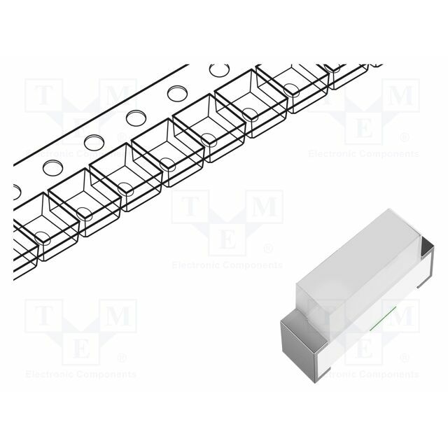 Inolux LED; green; SMD; 0603; 285mcd