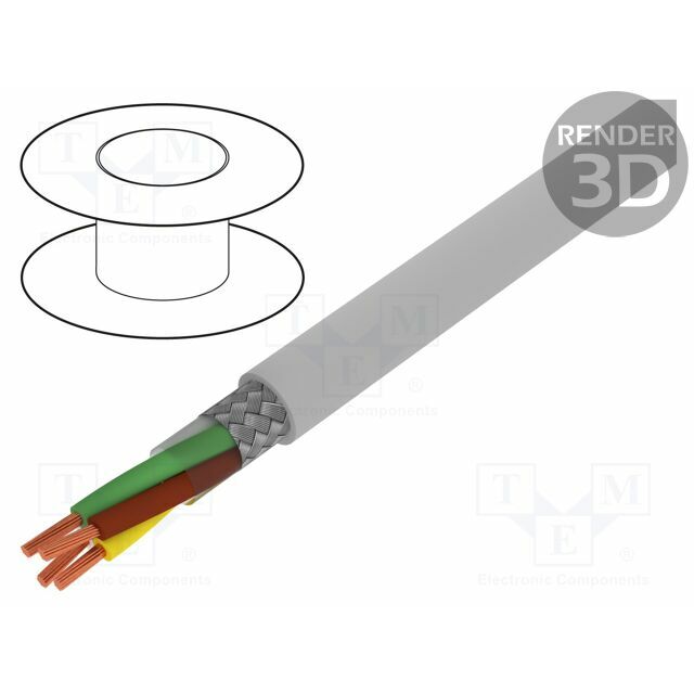 Wire; LiYCY; BiT LiYCY; 4x2x0.5mm2