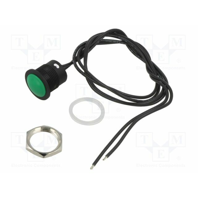 APEM Switch: push-button; Pos: 2; SPST-NO