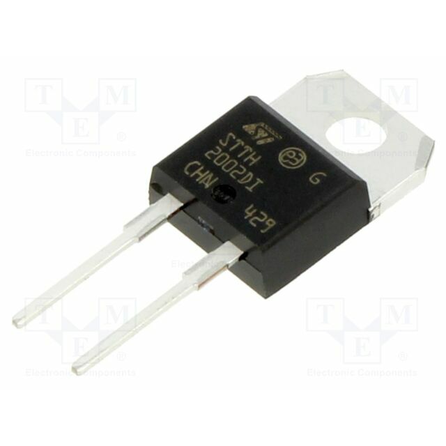 STMICROELECTRONICS Diode: rectifying; THT; 200V; 20A