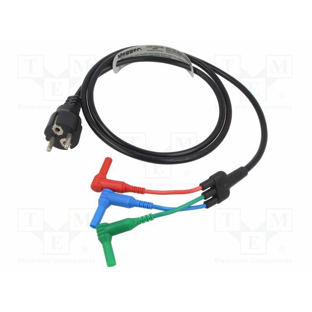 MEGGER Adapter; banana 4mm plug x3