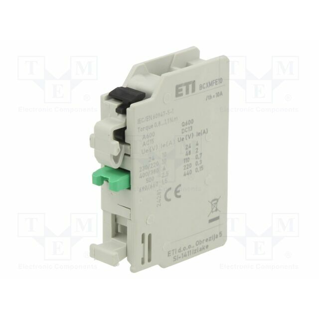 ETI POLAM Auxiliary contacts; screw terminals