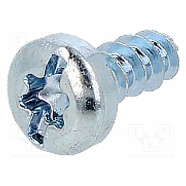 BOSSARD Screw; for plastic; 5x12; Head: