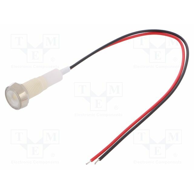 NINIGI Indicator: LED; flat; white; 230VDC