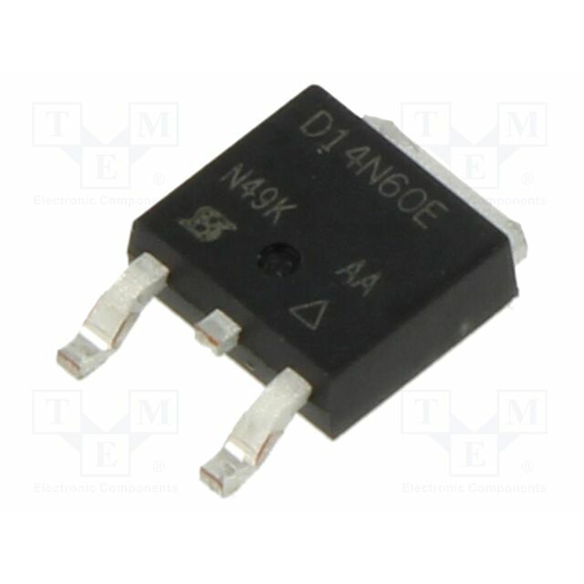 VISHAY Transistor: N-MOSFET; unipolar; 600V; 8A