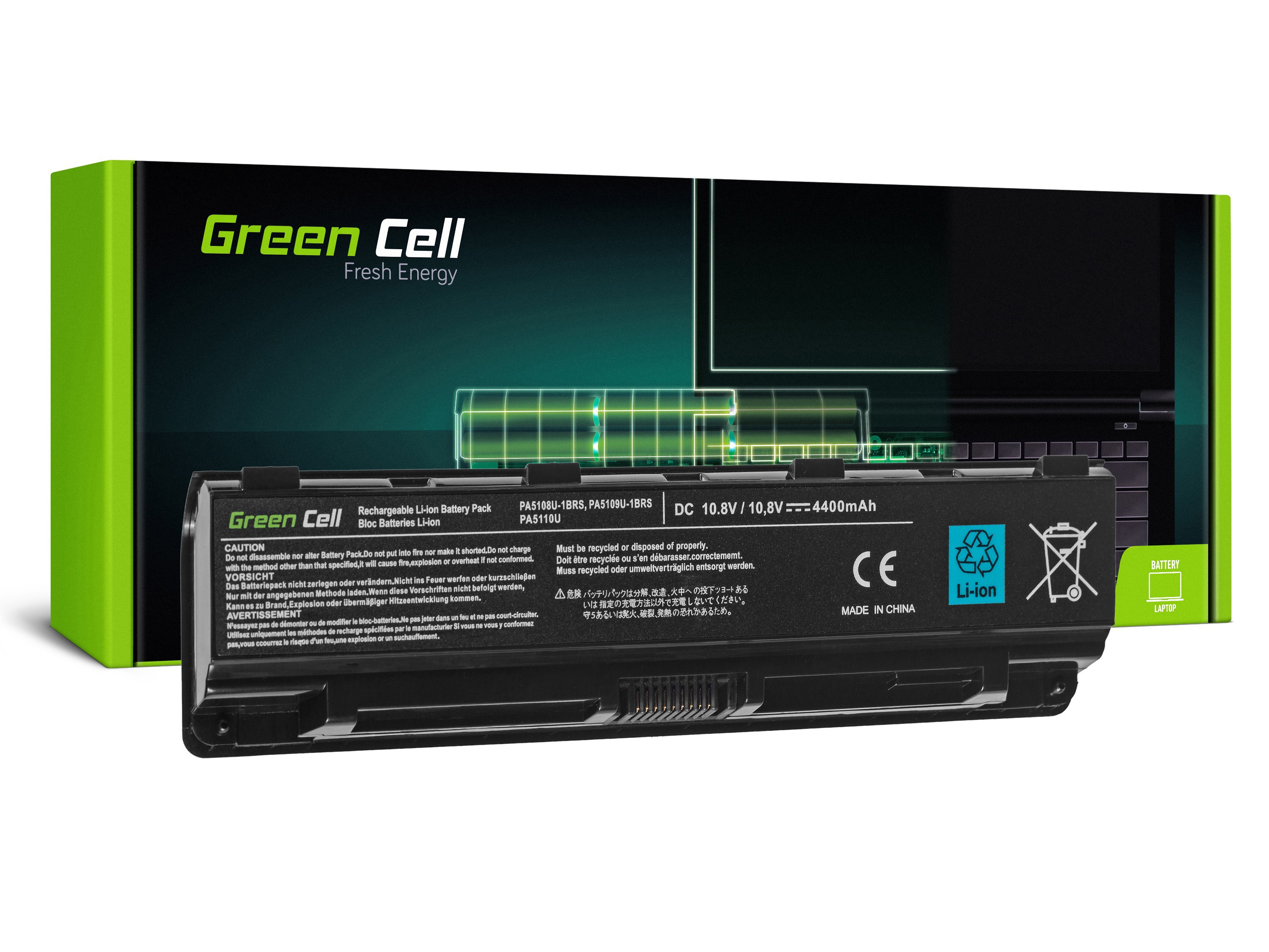 Green Cell PA5109U-1BRS for Toshiba Satellite