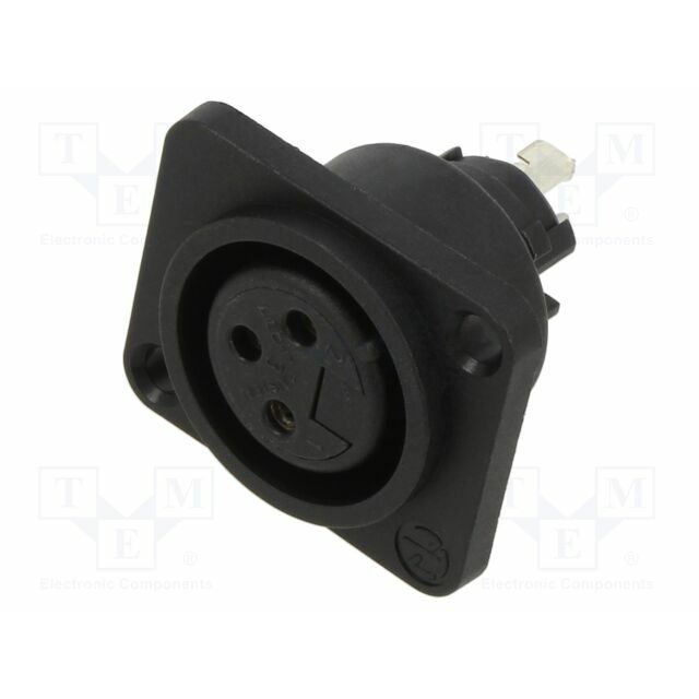 NEUTRIK Connector: XLR; socket; female; PIN: