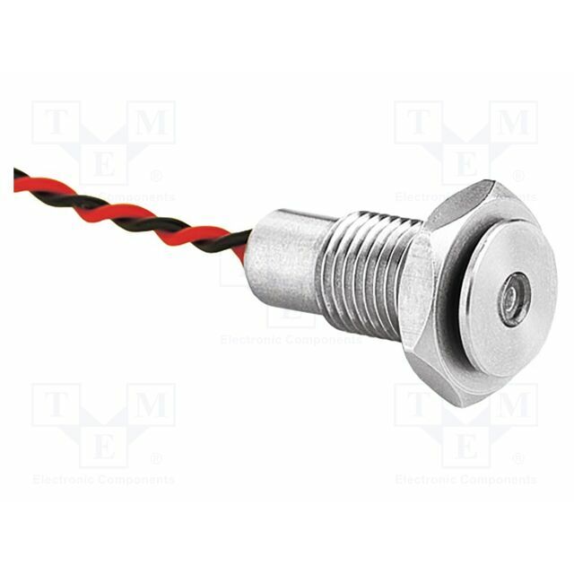 BULGIN Indicator: LED; yellow; IP67; 30mA
