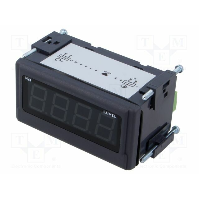LUMEL Voltmeter; digital,mounting; 0÷60mV; LED