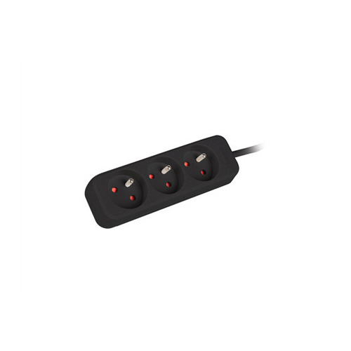 LANBERG Power strip 1.5m, black