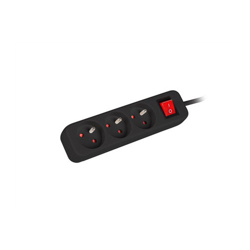 LANBERG Power strip 1.5m, black