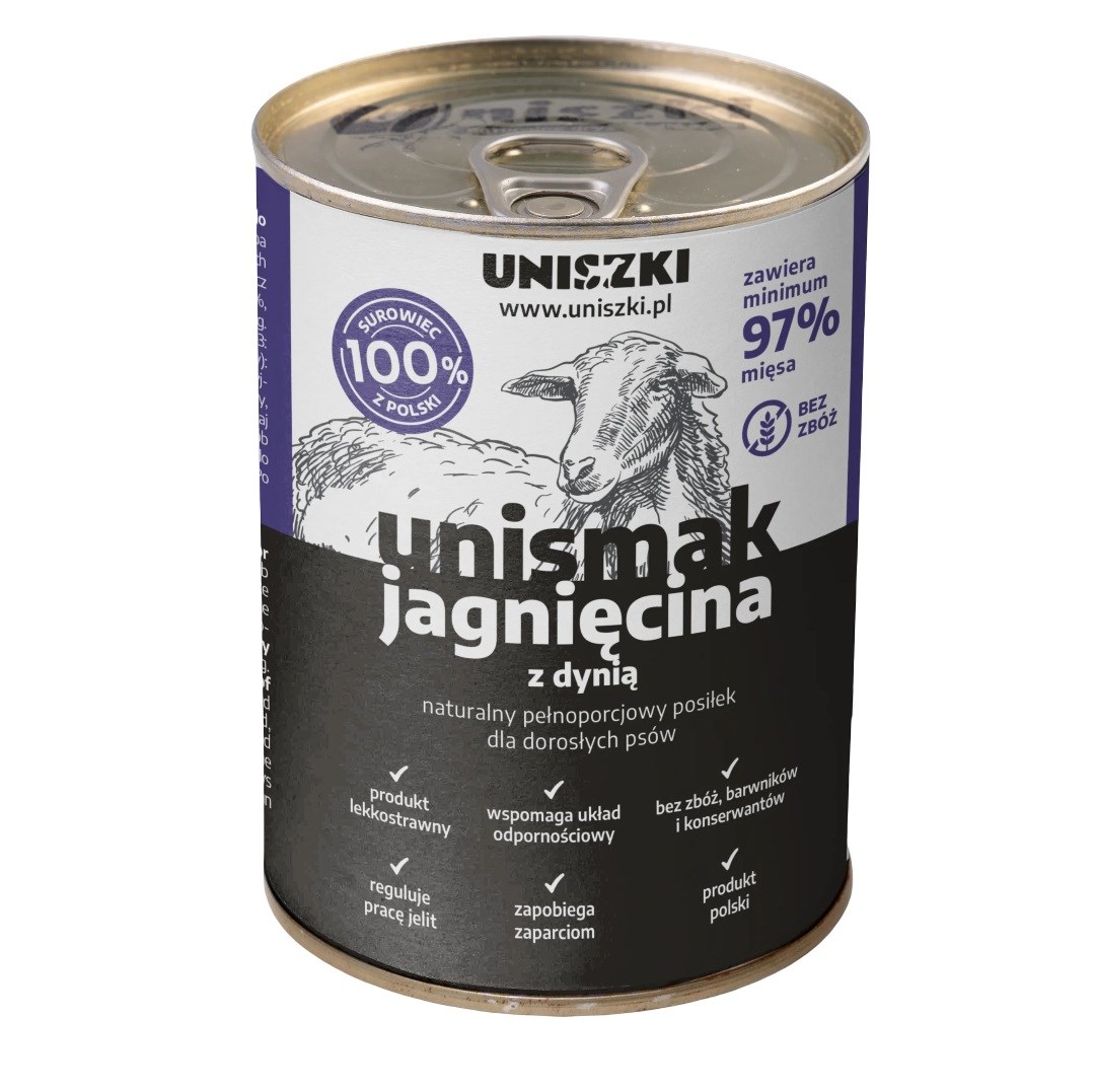 UNISZKI UNIsmak Lamb with pumpkin -