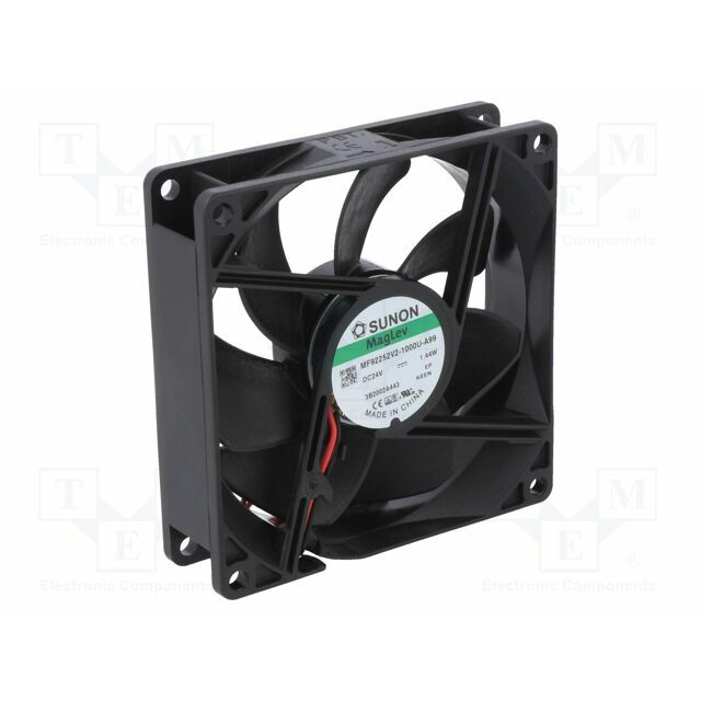 SUNON Fan: DC; 92x92x25mm; axial; 24VDC