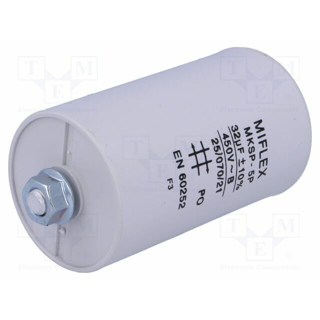 MIFLEX SOLUTIONS Capacitor: polypropylene; motors, run