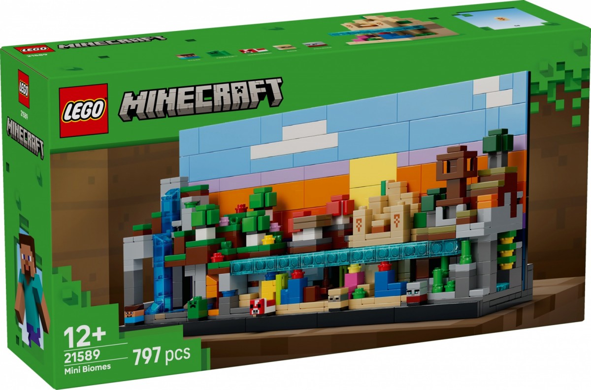 LEGO Minecraft 21589 Mini-Biome Konstruktors |