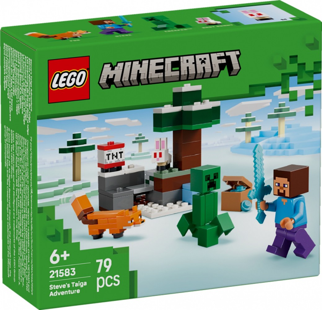 LEGO MINECRAFT 21583 Steve`s Taiga Adventure