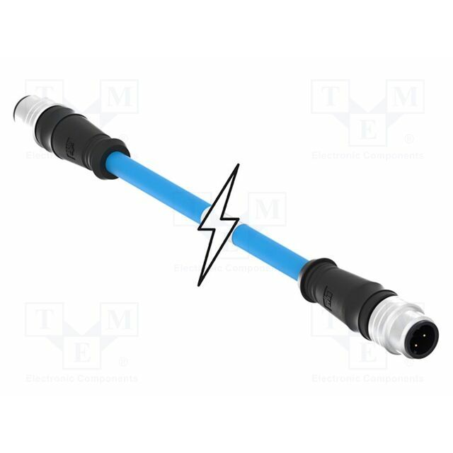 MOLEX Cable: for sensors; M12; PIN: