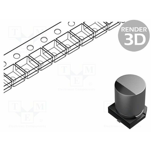 NICHICON Capacitor: hybrid; H: 10mm; 56uF