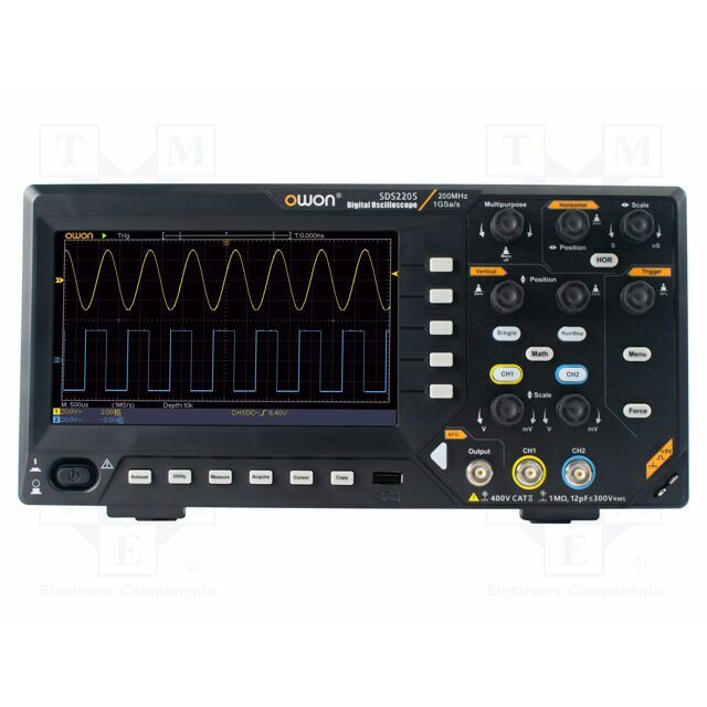 OWON Oscilloscope: digital; Ch: 2; 200MHz
