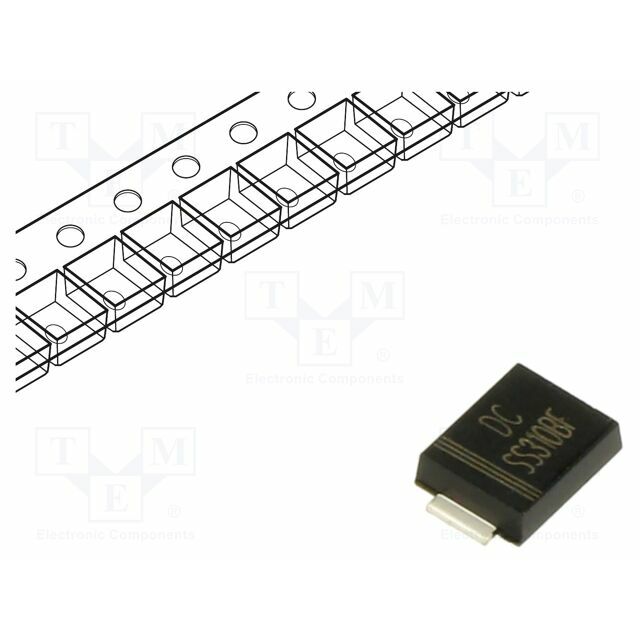 DC COMPONENTS Diode: Schottky rectifying; SMB