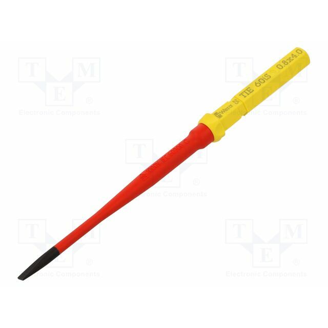 Interchangeable blade; insulated,slim; slot; 4x0