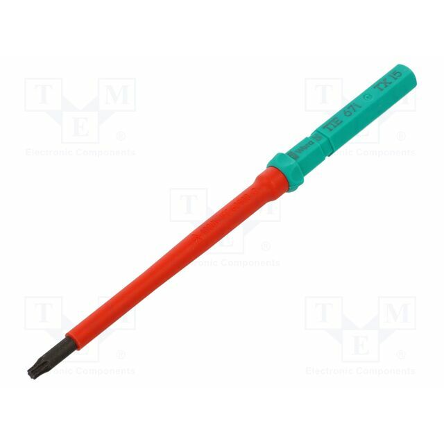 Interchangeable blade; insulated; Torx®; TX15; Overall