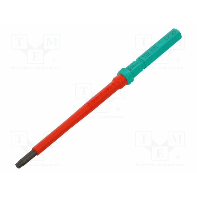 Interchangeable blade; insulated; Torx®; TX20; Overall