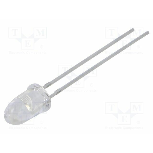 EVERLIGHT LED; yellow; 5mm; 2713÷4263mcd; 6°