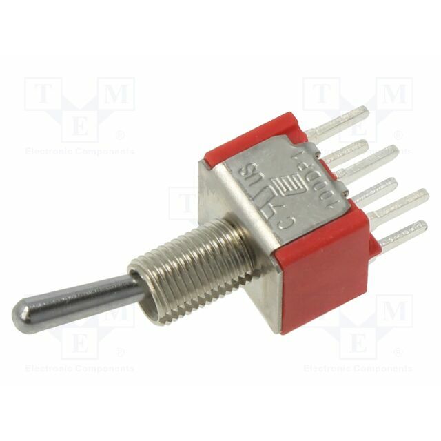 E-SWITCH Switch: toggle; Pos: 2; DPDT