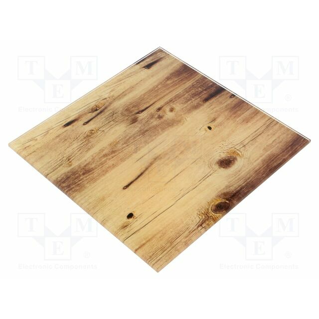 ORNO Decorative panel; glass; oak; 170x170x10mm