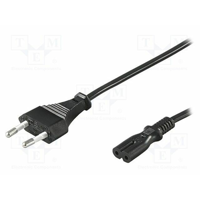 GOOBAY Cable; H03VVH2-F; 2x0.75mm2; CEE
