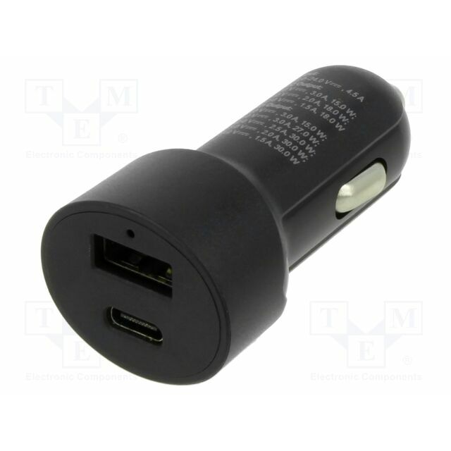 USB power supply; USB A socket