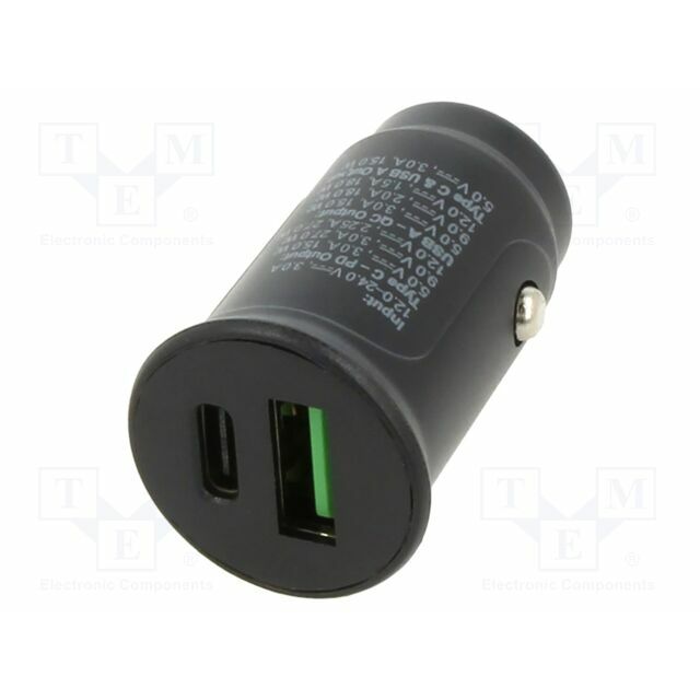 USB power supply; USB A socket
