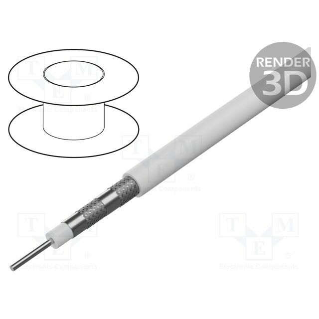 GOOBAY Wire: coaxial; wire; CCS; PVC