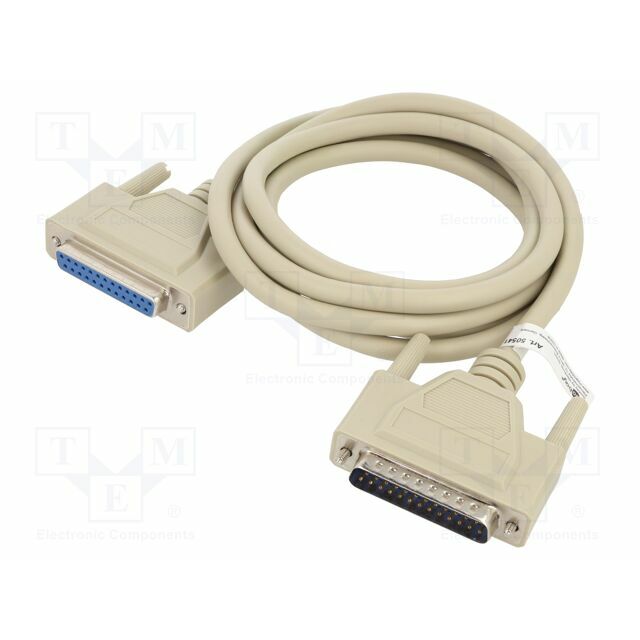 Cable; D-Sub 25pin socket,D-Sub 25pin