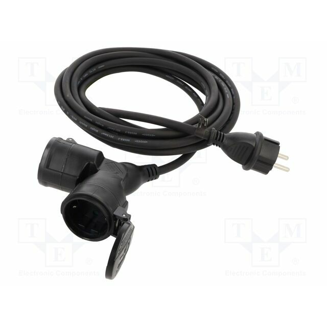 Extension lead; H05RR-F; 3G1.5mm2; 5m