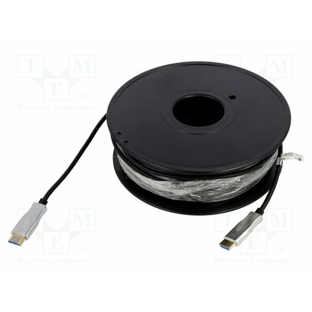 Cable; HDMI plug,both sides; 50m