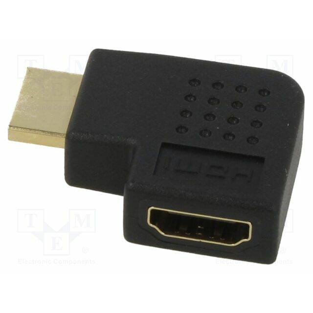 Adapter; HDMI socket,HDMI plug 90°