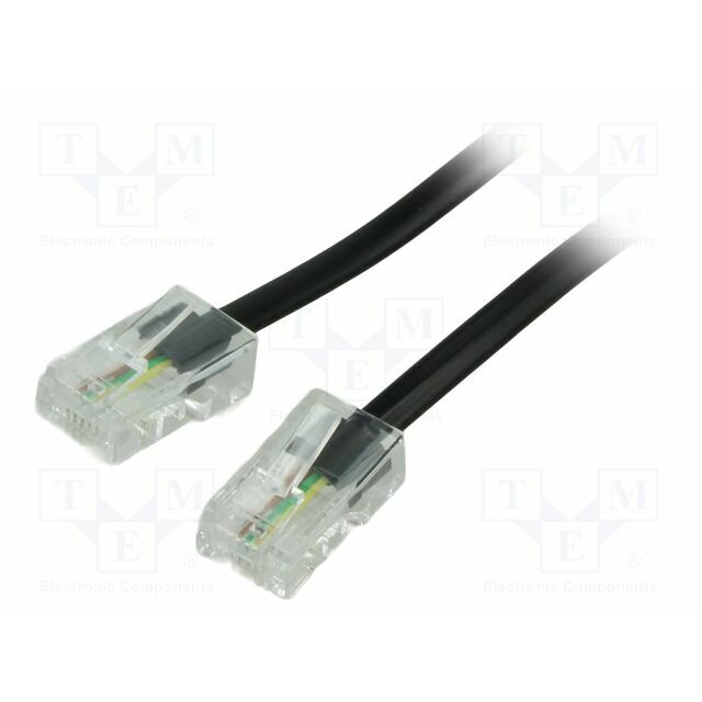 Cable: telephone; RJ45 plug,both sides