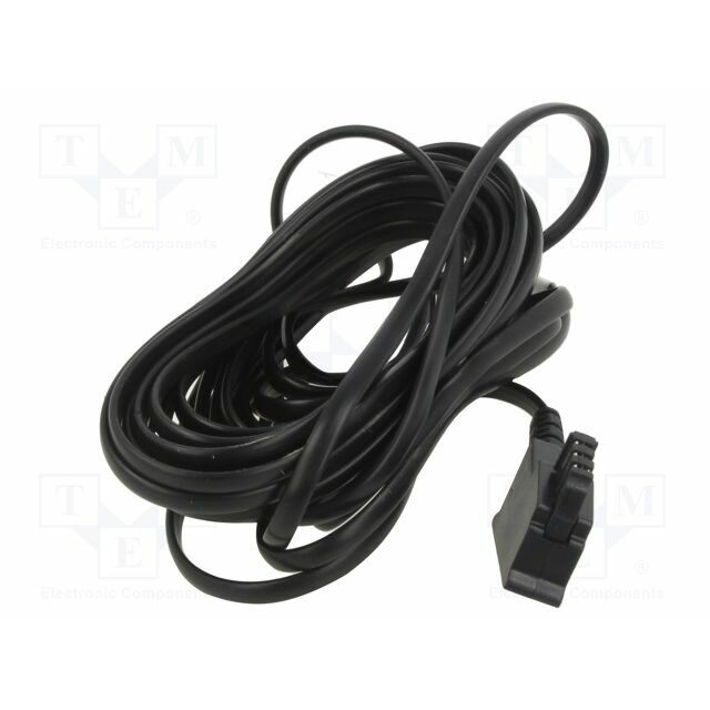 Cable: telephone; RJ11 plug,TAE F