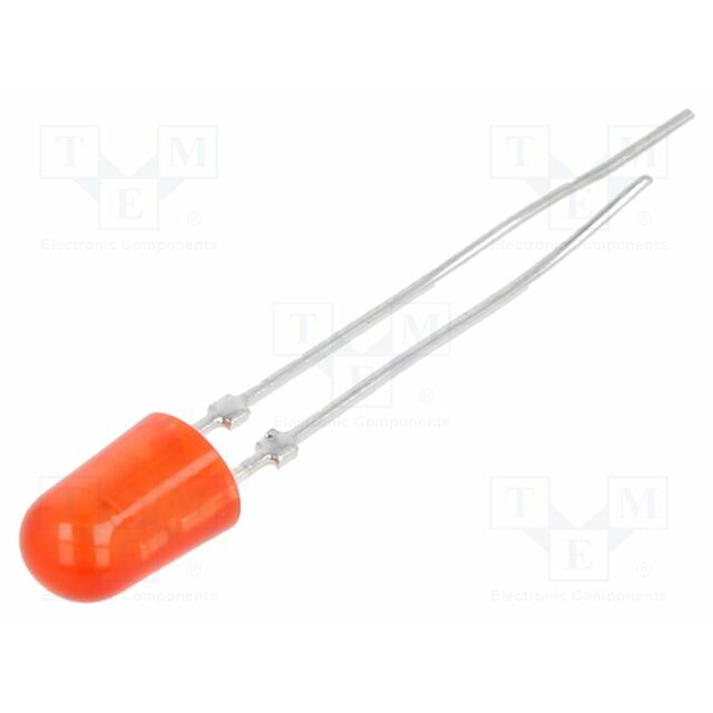 CREE LED LED; red; oval; 5