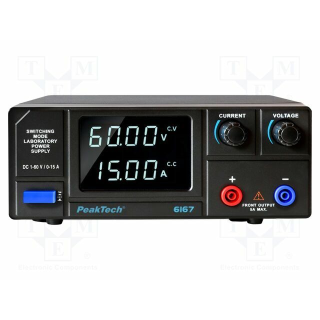 PEAKTECH Laboratory power supply: standard; 0÷60VDC