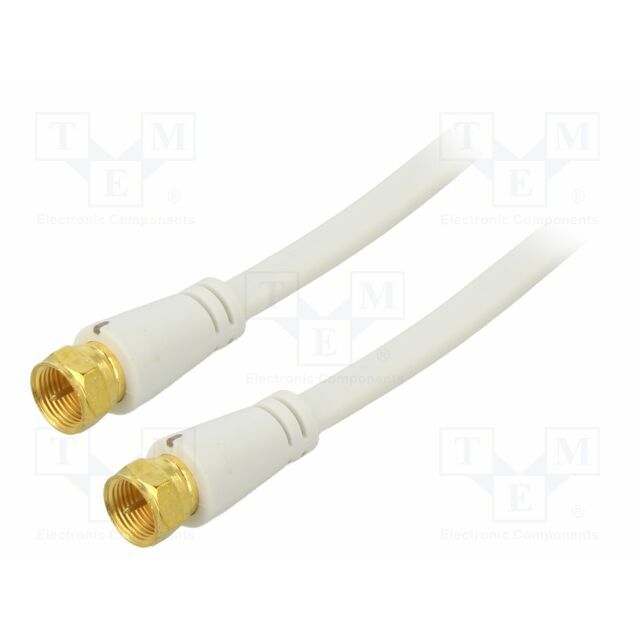 Cable; 5m; F plug,both sides