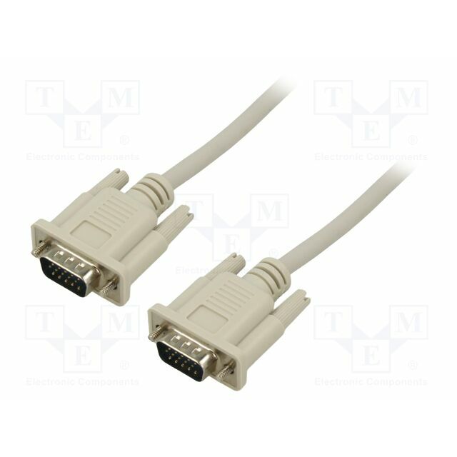 Cable; D-Sub 15pin plug,both sides