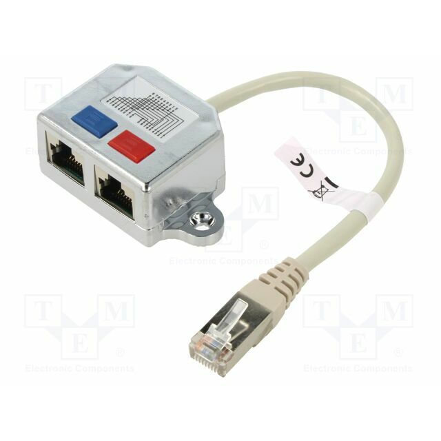 Splitter; connection 1: 1; RJ45 socket