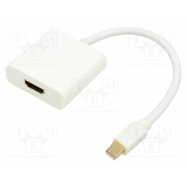 Cable; HDMI socket,mini DisplayPort plug