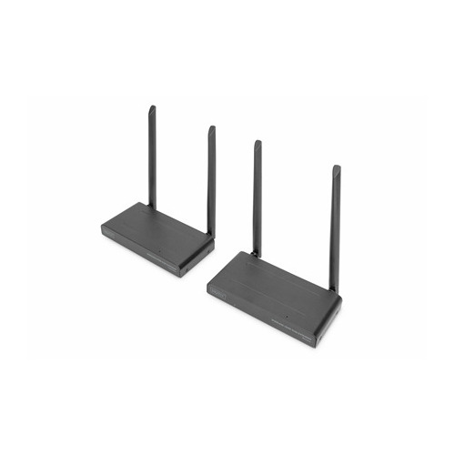 DIGITUS Przedłużacz/Extender KVM HDMI+USB bezprzewodowy 200m